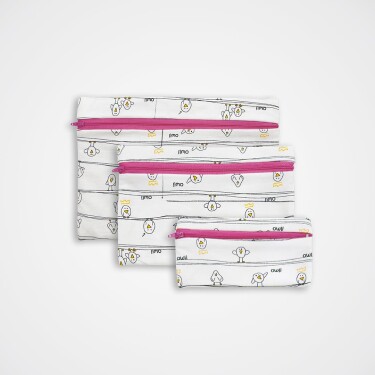 ECOwli Çok Amaçlı Çanta 3'lü Set Early Birds - ECOwli (1)