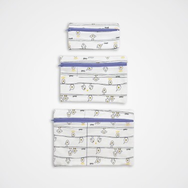 ECOwli Çok Amaçlı Çanta 3'lü Set Early Birds - ECOwli