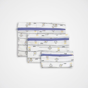 ECOwli Çok Amaçlı Çanta 3'lü Set Early Birds - ECOwli (1)