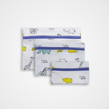 ECOwli Çok Amaçlı Çanta 3'lü Set Zoo Zoo - ECOwli (1)