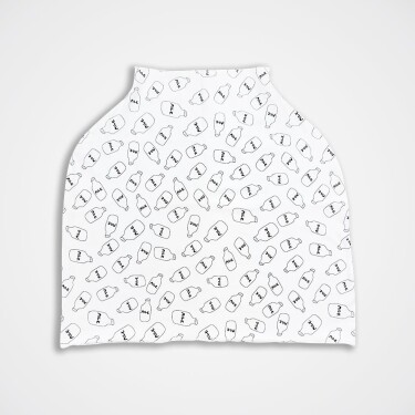 ECOwli Çok Amaçlı Örtü 63x67 cm Milk - ECOwli