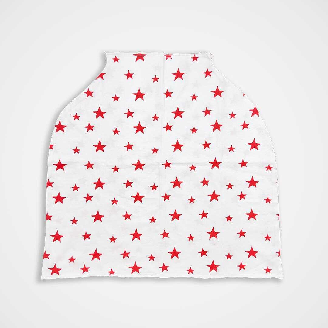 ECOwli Çok Amaçlı Örtü 63x67 cm Red Stars