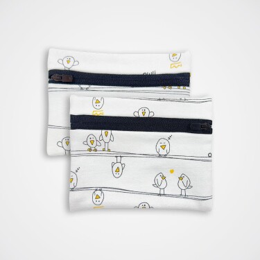 ECOwli Fermuarlı Mini Çanta 2'li Early Birds - ECOwli (1)