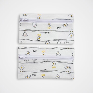 ECOwli Fermuarlı Mini Çanta 2'li Early Birds - ECOwli