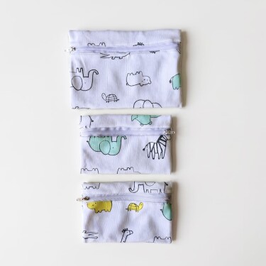 ECOwli Fermuarlı Mini Çanta 3'lü Set - ECOwli