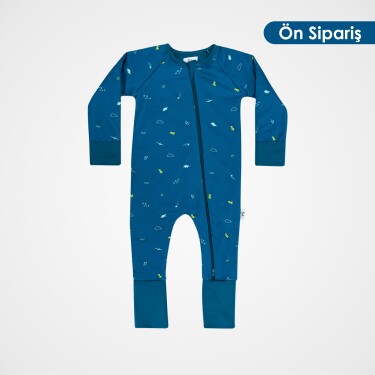 Ön Sipariş Owli Uyku Tulumu 1.5 Tog Dino - Mavi - Owli