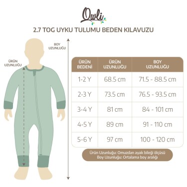 Ön Sipariş Owli Uyku Tulumu 2.7 Tog Charm - Taba - 3