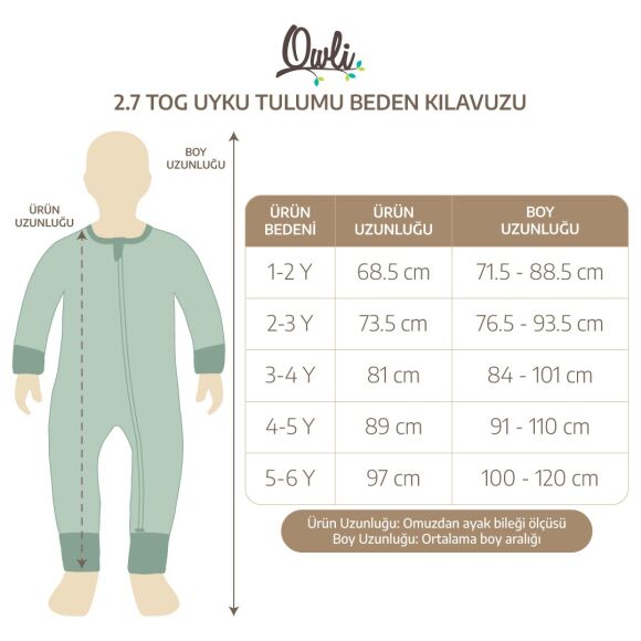 Ön Sipariş Owli Uyku Tulumu 2.7 Tog Charm - Taba - 3
