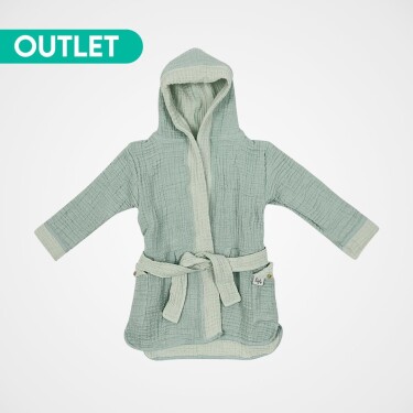 Outlet Owli 4 Kat Müslin Bornoz - Owli