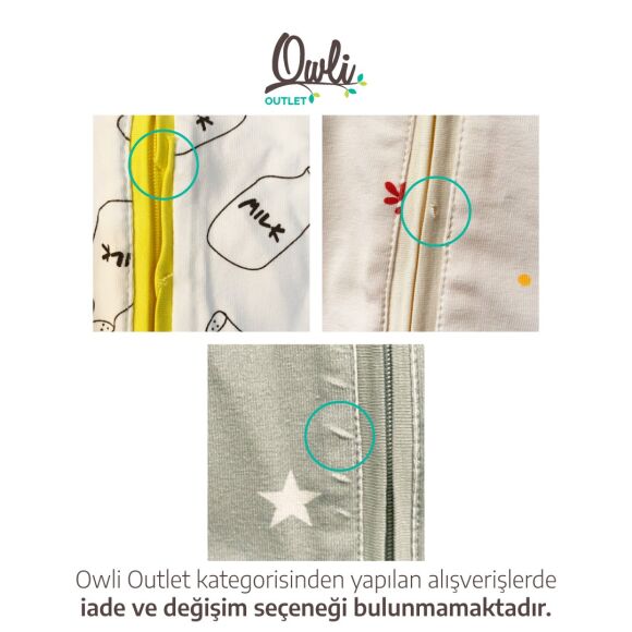 Outlet Owli Kundak/Uyku Tulumu Milk - 2