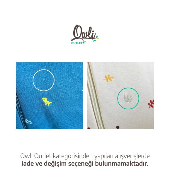 Outlet Owli Uyku Tulumu 1.5 Tog Dino - 2