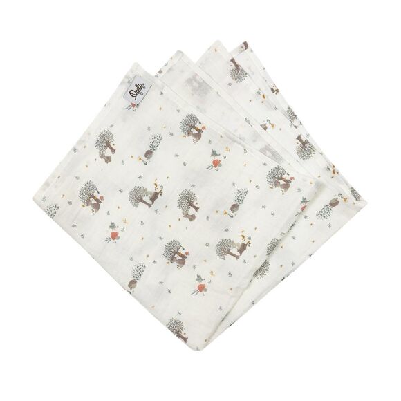 Owli LoveLayers 2 Kat Müslin Battaniye 110x110 cm - 6