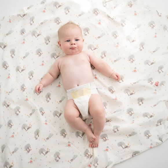 Owli LoveLayers 2 Kat Müslin Battaniye 110x110 cm - 3