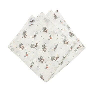 Owli LoveLayers 2 Kat Müslin Battaniye 110x110 cm - 6