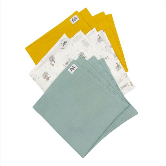 Owli LoveLayers 2 Kat 3'lü Müslin Set Forest 70x70 Cm - 6