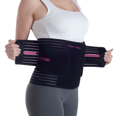 Owli Bamboo Premium Extra Sıkılık Kemeri Siyah - 3