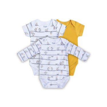 Owli Bebek Body 3'lü Set Early Birds - 6