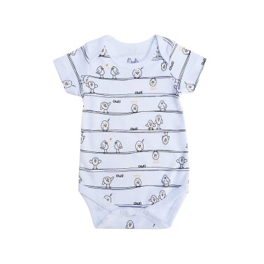Owli Bebek Body Kısa Kol Early Birds - 5