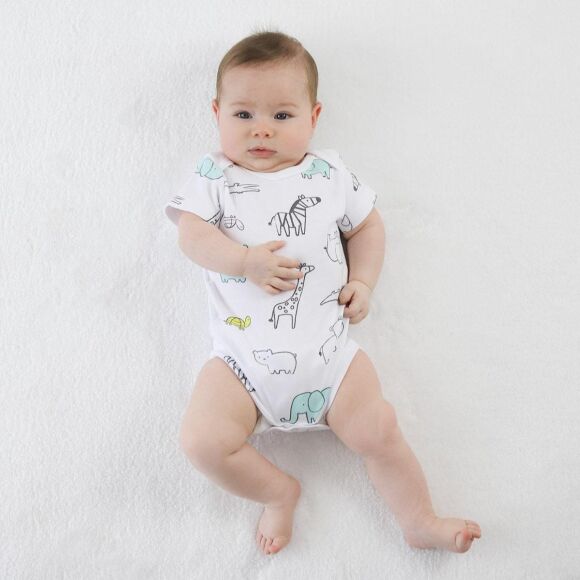 Owli Bebek Body Kısa Kol Zoo Zoo - 3