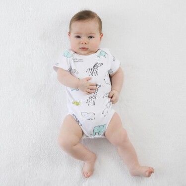 Owli Bebek Body Kısa Kol Zoo Zoo - 3