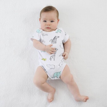 Owli Bebek Body Kısa Kol Zoo Zoo - 3