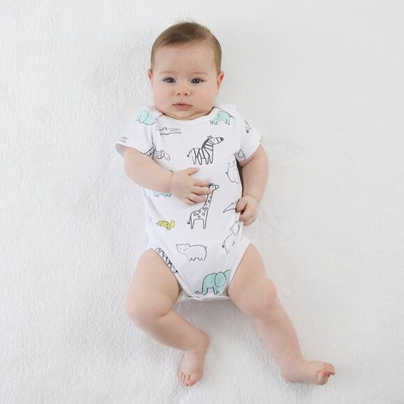 Owli Bebek Body Kısa Kol Zoo Zoo - 3