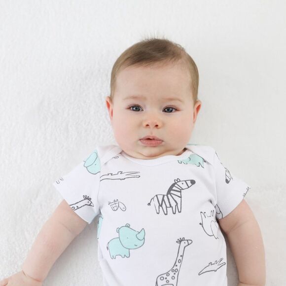 Owli Bebek Body Kısa Kol Zoo Zoo - 4