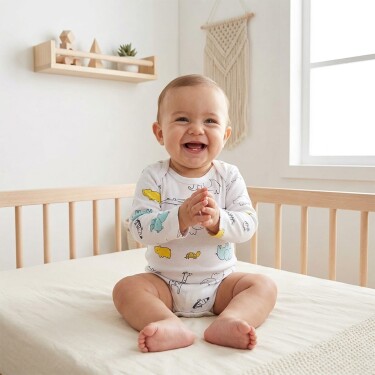 Owli Bebek Body Uzun Kol Zoo Zoo - Owli