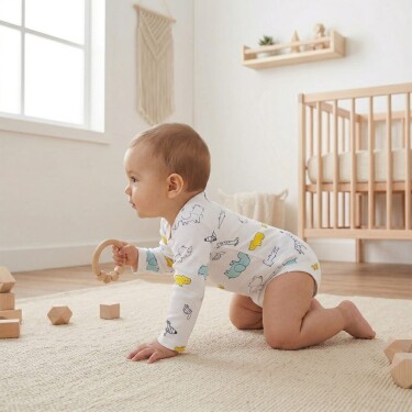 Owli Bebek Body Uzun Kol Zoo Zoo - 3