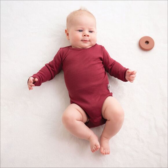 Owli CozyBlend Modal Bebek Takım Bordo - 3