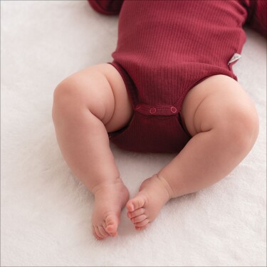 Owli CozyBlend Modal Bebek Takım Bordo - 5