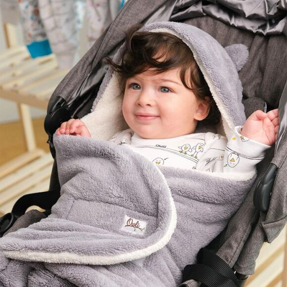 Owli Dış Kundak 0-6 Ay Açık Gri - 5