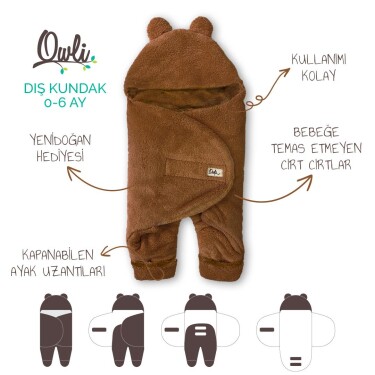Owli Dış Kundak 0-6 Ay Almond - Owli (1)