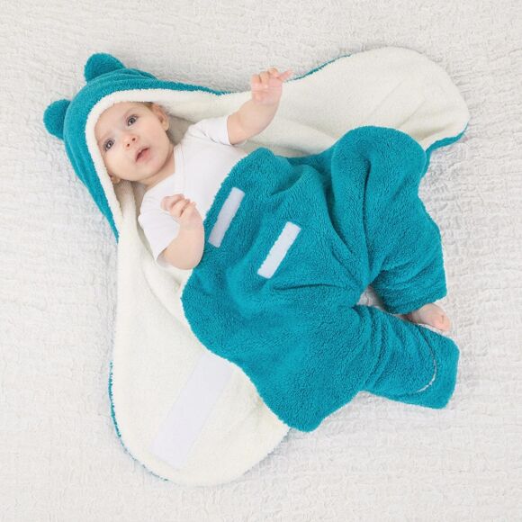 Owli Dış Kundak 0-6 Ay Turkuaz - 4