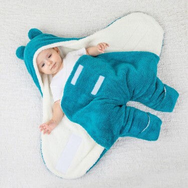 Owli Dış Kundak 0-6 Ay Turkuaz - 3