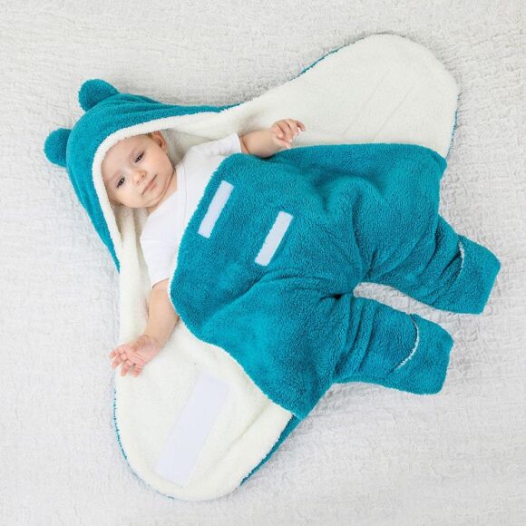 Owli Dış Kundak 0-6 Ay Turkuaz - 3