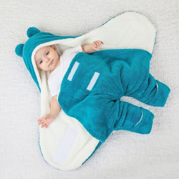 Owli Dış Kundak 0-6 Ay Turkuaz - 3