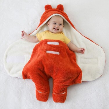 Owli Dış Kundak 0-6 Ay Turuncu - 4