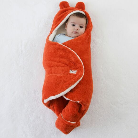 Owli Dış Kundak 0-6 Ay Turuncu - 1