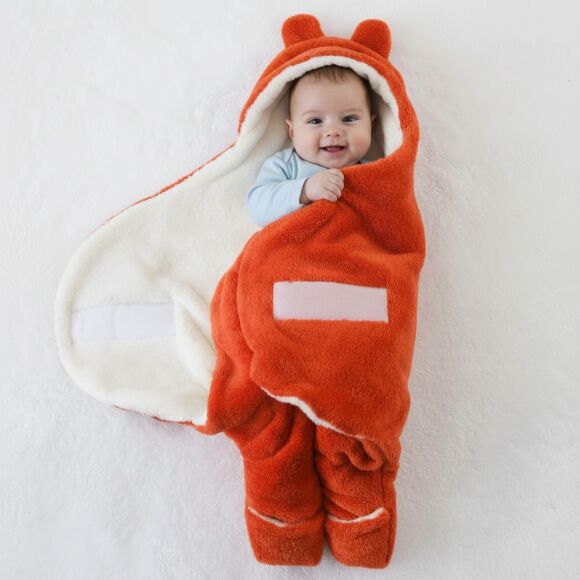 Owli Dış Kundak 0-6 Ay Turuncu - 4