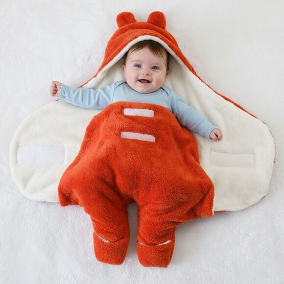 Owli Dış Kundak 0-6 Ay Turuncu - 9