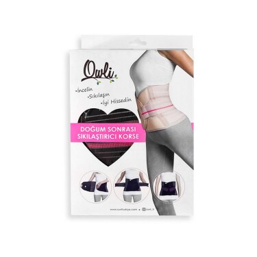 Owli Doğum Sonrası Korse Siyah - 9