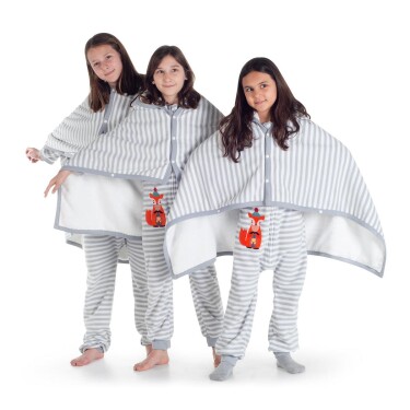 Owli Giyilebilir Battaniye Çocuk 