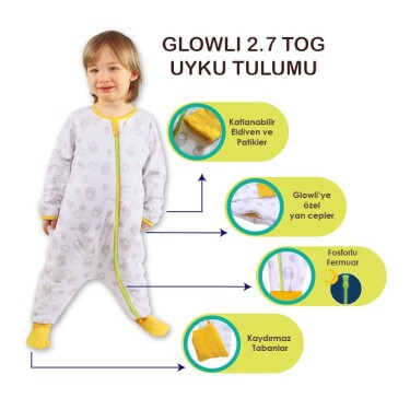 Owli Glowli Uyku Tulumu 2.7 Tog Midnight Stars - 4