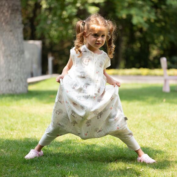 Owli LoveLayers 2 Kat Müslin Ayaklı Uyku Tulumu Forest - 8