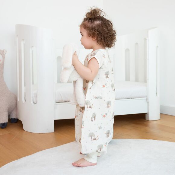 Owli LoveLayers 2 Kat Müslin Ayaklı Uyku Tulumu Forest - 5