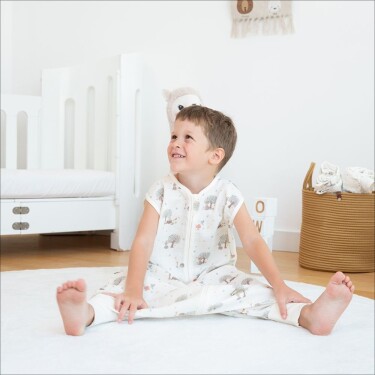 Owli LoveLayers 2 Kat Müslin Ayaklı Uyku Tulumu Forest - 3