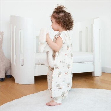 Owli LoveLayers 2 Kat Müslin Ayaklı Uyku Tulumu Forest - 5