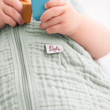 Owli LoveLayers 4 Kat Müslin Uyku Tulumu Mint Yeşili - 10