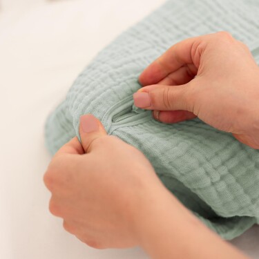 Owli LoveLayers 4 Kat Müslin Uyku Tulumu Mint Yeşili - 11